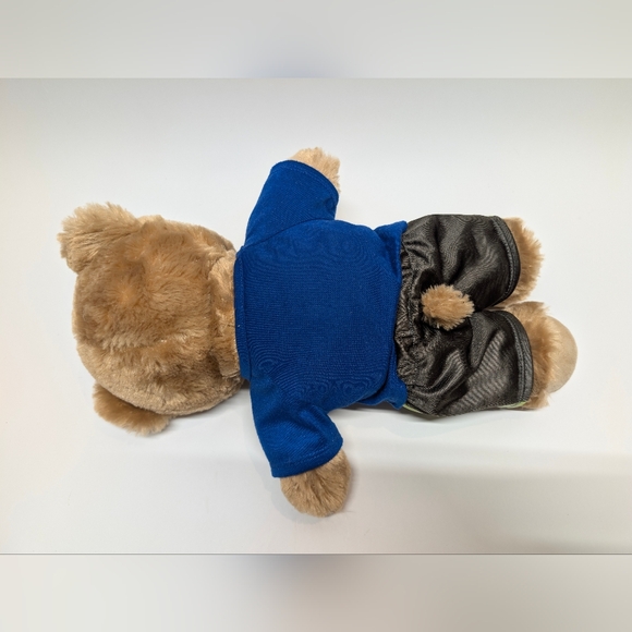 Build-A-Bear Brown Teddy with Blue and Green Shirt - Picture 5 of 5